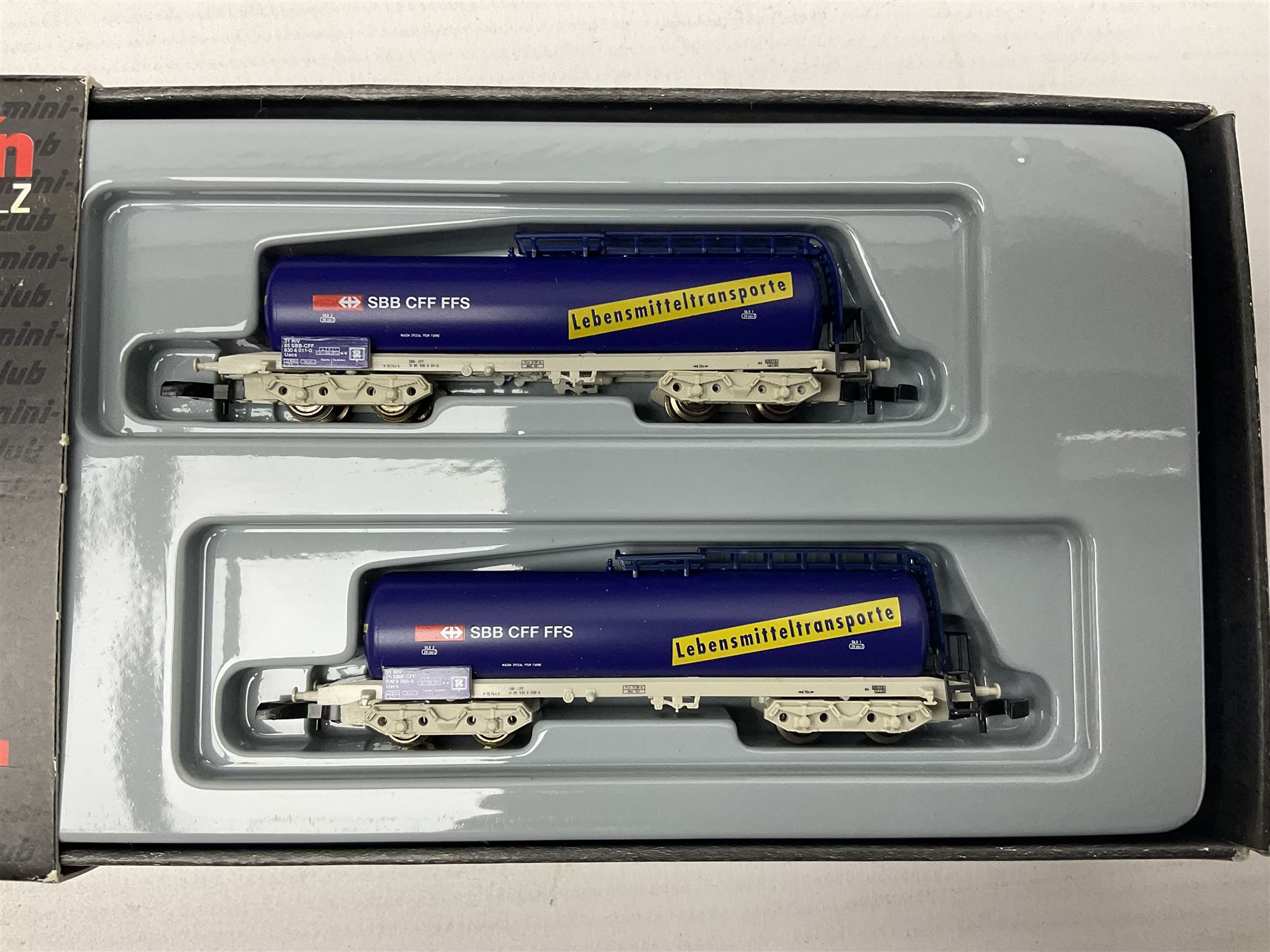 Marklin 'Z' gauge - five Mini-Club goods wagon sets Nos | Model