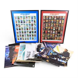 Collection of Star Wars posters, including two vintage 1970s/80s examples, PlayStation, Pe...