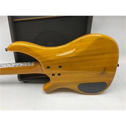 Tanglewood Rebel four-string electric bass guitar L111cm; with Gorilla GB-30 amplifier, serial no.0006529 (2)