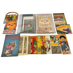 Collection of vintage children's picture books and comics 