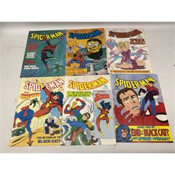 Spider-Man comics (1982-1985) nos 500-527, 529-535, 537-552, 579-602, 604-614, 620-626, and 628-631 (97)