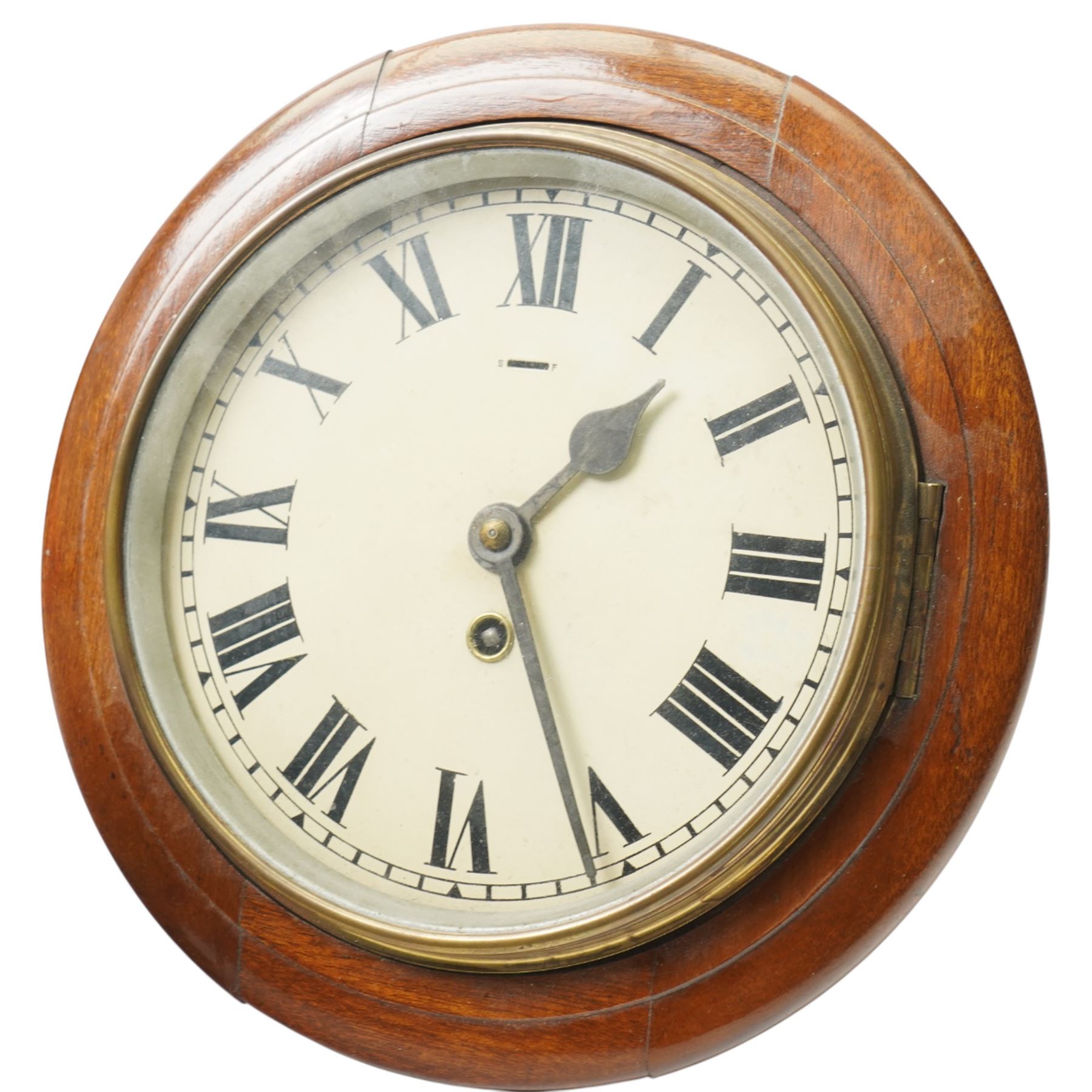 Two 8-day 20th century spring driven mantle clocks and an 8-day spring driven wall clock with a 7