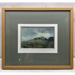 Ashley Jackson (Northern British 1940-): Dales Cottages, two limited edition colour prints signed in pencil; three Ashley Jackson signed books max 44cm x 67cm (5)