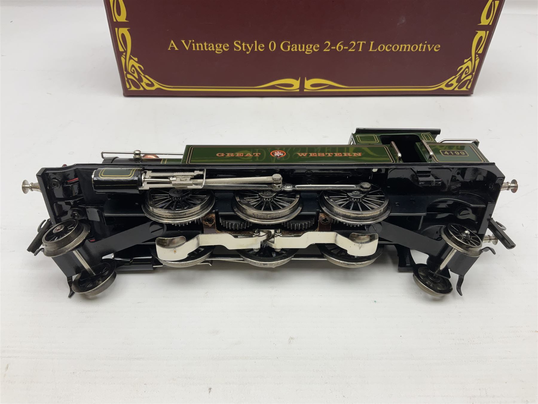 Darstaed '0' gauge - Great Western 2-6-2 tank locomotive No.4199; boxed with original packaging and instructions.