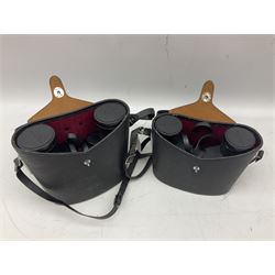 Six cased pairs of Pentax binoculars, comprising 10x50 Field, no. 604, Asahi 7x50, Asahi 10x50, Asahi 8x40, Asahi 16x50,  Asahi 10x50 No. 62611