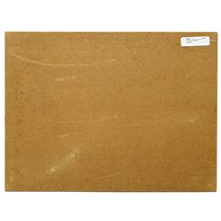 Owen Bowen (Staithes Group 1873-1967): Dales Landscape, oil on board signed 31cm x 41cm