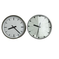 An electrically operated 1960's Gent  and similar GPO electric slave clock dial and movement.