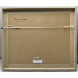 Richard Tuff (British 1965-): 'View From the Beach - St Ives', gouache on paper signed, titled verso 36cm x 48cm 