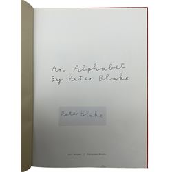 Peter Blake (British 1932-): 'An Alphabet', hardback signed to label on title page, containing a portfolio of reproduced prints from the alphabet series