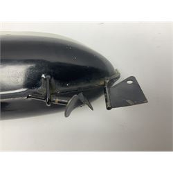 Pre-war Sutcliffe Grenville tinplate clockwork Battleship, with black and grey hull, grey deck and upper decks, propeller and rudder, length 32cm; with manuscript biographical details and two keys, unboxed