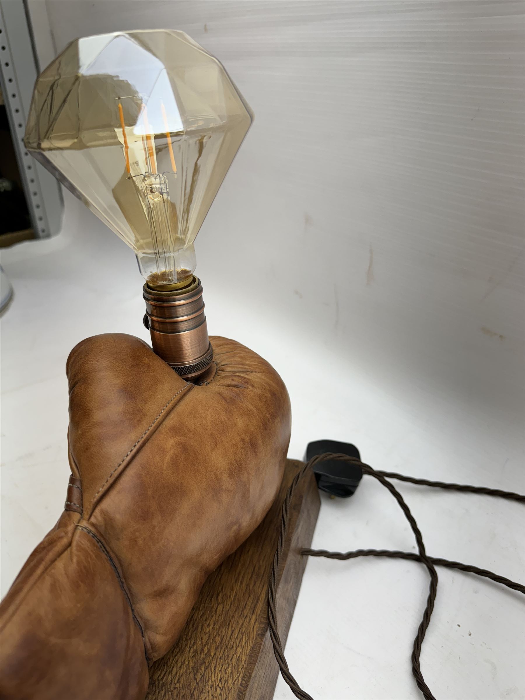 Boxing Glove table lamp H36cm