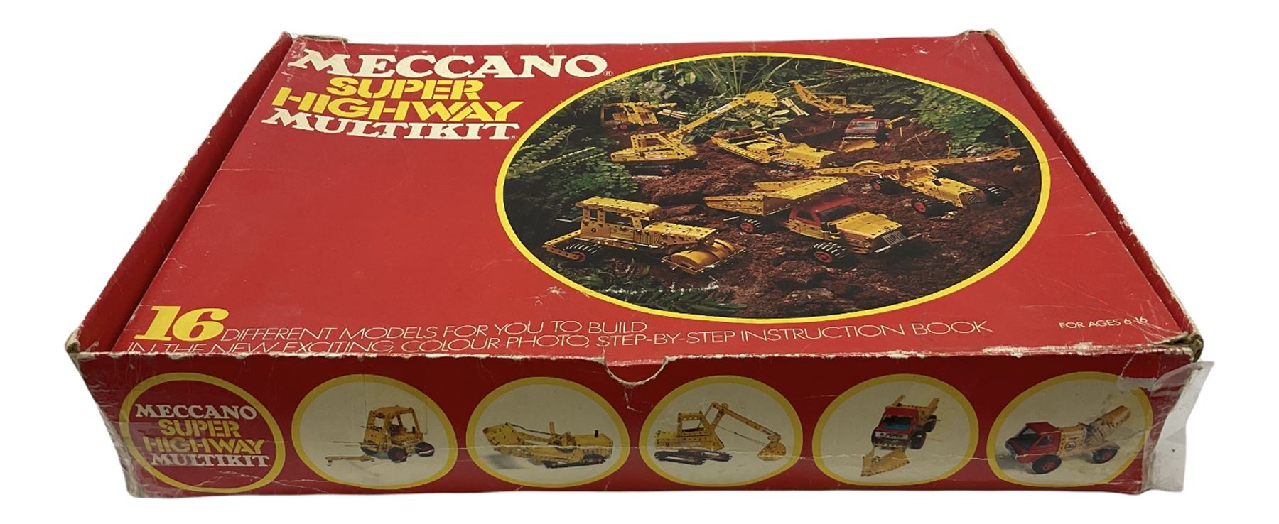 Meccano - Super Highway Multikit, No.2 Construction Kit and 07807 Farm Tractor Construction Kit; all boxed with instructions; and quantity of Plastic Meccano with Sets 300/400 instructions.