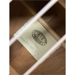 Modern Kala ukulele with acacia back and sides, spruce top and mahogany neck with slotted headstock No. KA-ABP-CTG 1801 L76cm in Tanglewood carrying case; and PG-05 Portable 5W Guitar Amplifier (Battery), boxed (2)