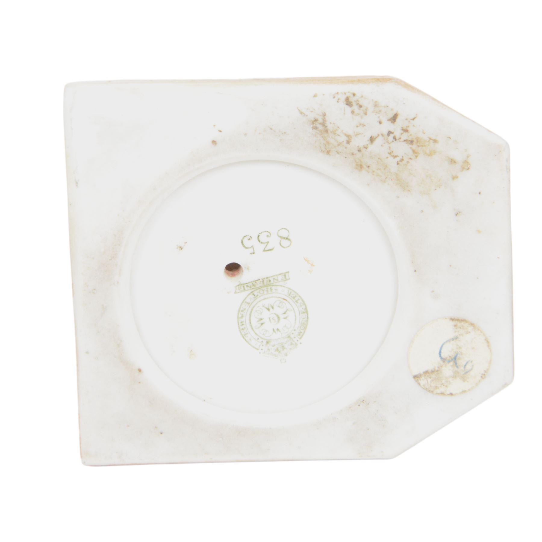 Royal Worcester porcelain figure, Irish Man no. 835, H17.5cm, together with two Naples figures, the first modelled as a Napoleonic soldier, the second as a drummer, tallest H23cm 