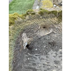19th century rectangular deep stone trough - THIS LOT IS TO BE COLLECTED BY APPOINTMENT FROM DUGGLEBY STORAGE, GREAT HILL, EASTFIELD, SCARBOROUGH, YO11 3TX