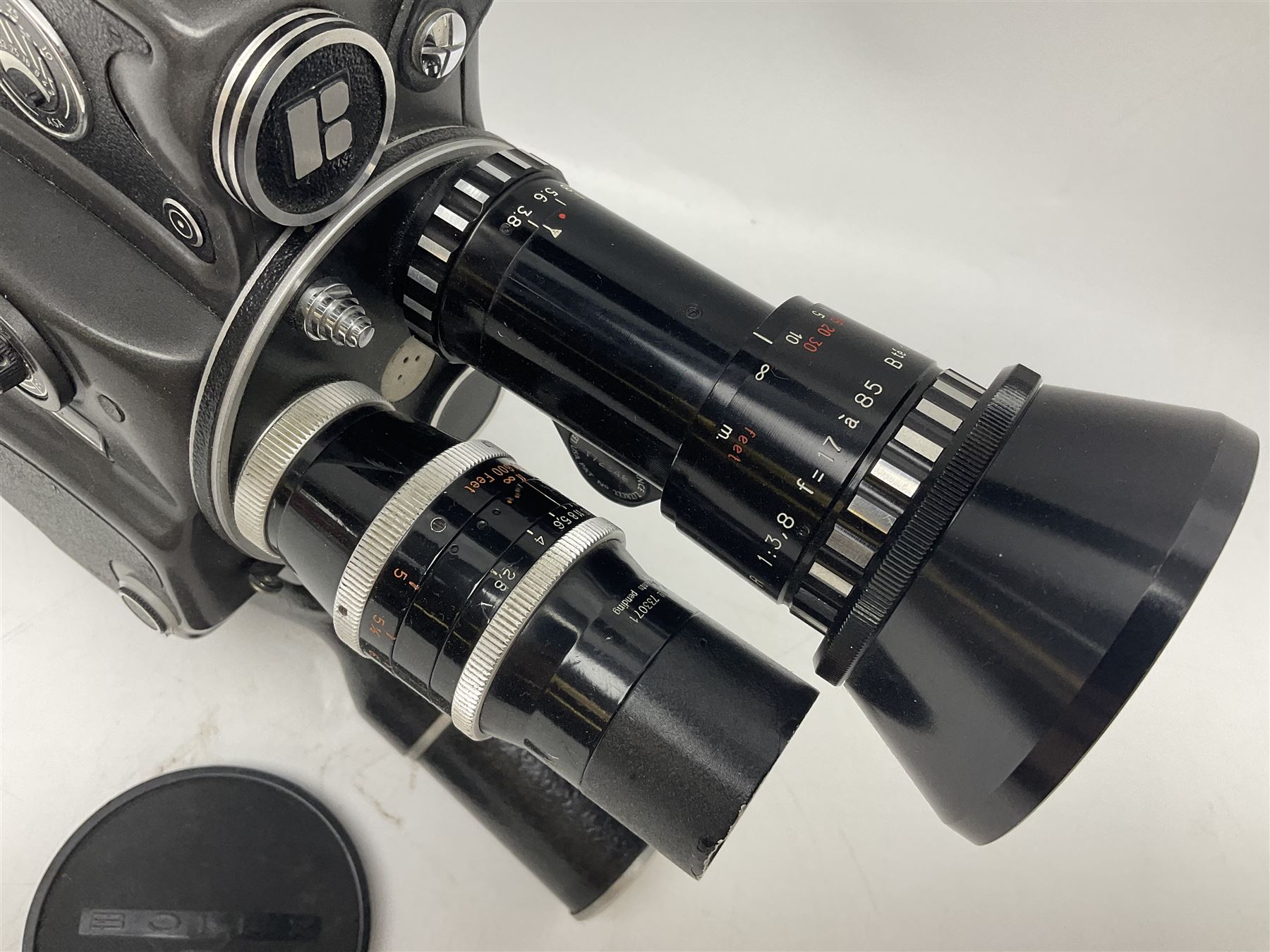 Beaulieu R16 movie camera body, serial no. 666534, with Beaulieu 200ft film magazine 