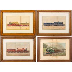 After Edwin Thomas Rudd (British 1861-1940): An East Coast Flier, Great Western Railway no...