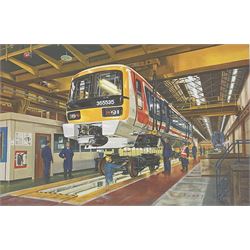 Wilfred Hardy (British 1938-2016): 'York - A Networker is Bogied', limited edition print signed and numbered 789/850, 47cm x 61cm