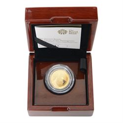 Queen Elizabeth II Alderney 2022 'Platinum Jubilee' gold proof full sovereign coin, cased ...