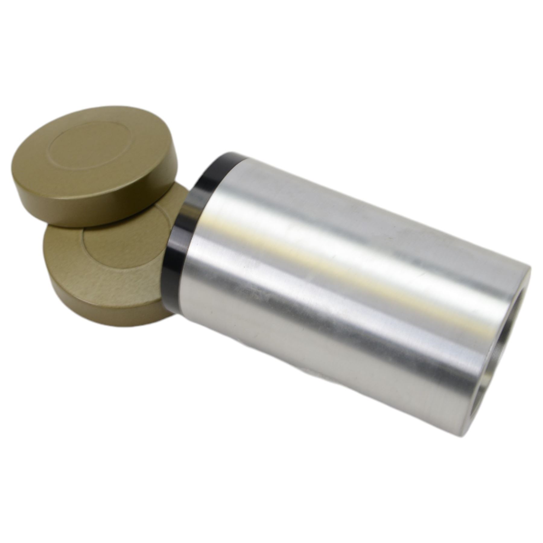 Gaumont-Kalee colour corrected bloomed cinematic projection lens serial no. 90083, together with four Cinemeccanica bulbs, sprocket and a GEC GT1C valve