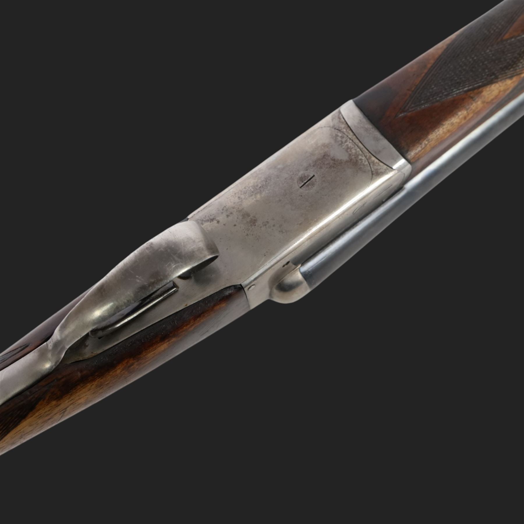 Master 12 bore double trigger, boxlock, side by side double barrel shotgun with 71cm (28