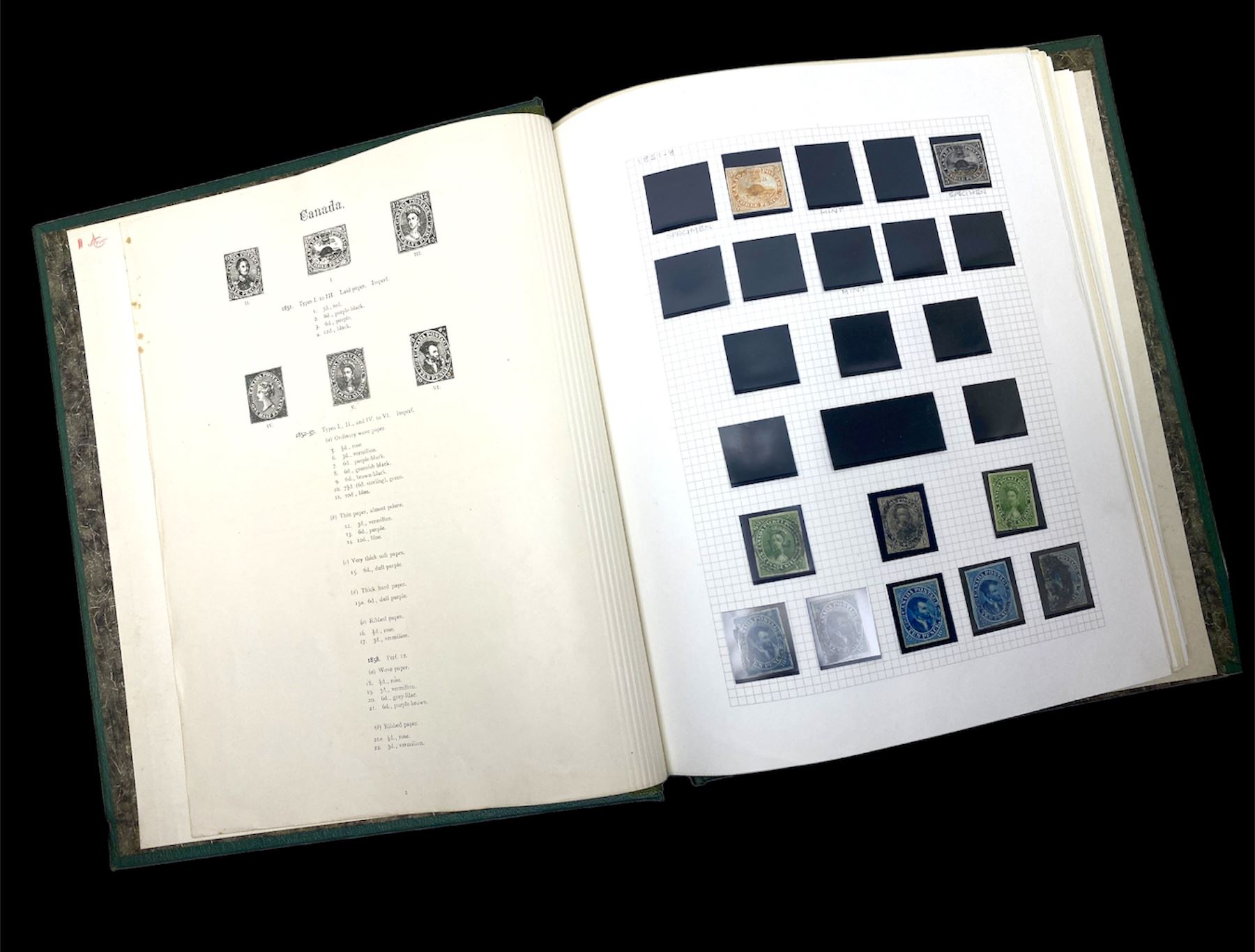 Canada Queen Victoria and later stamps, including 1852-57 six pence, ten pence etc, duplicates throughout showing variation, various King Edward VII issues, stamps on covers, Queen Elizabeth II unused blocks etc, housed in an album