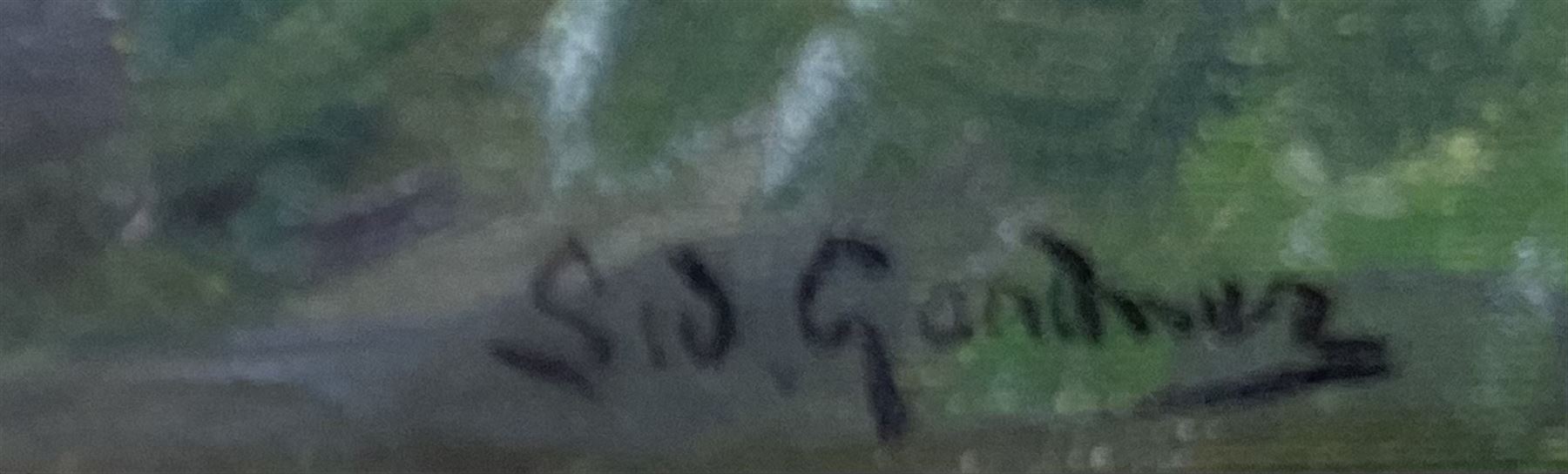 Sidney Valentine Gardner (Staithes Group 1869-1957): 'The Avon at Weston Gloucestershire', oil on artist's board signed, indistinctly titled verso 24cm x 34cm