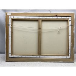 Neil Tyler (British 1945-): 'Squally Weather', oil on canvas signed, titled verso 49cm x 74cm