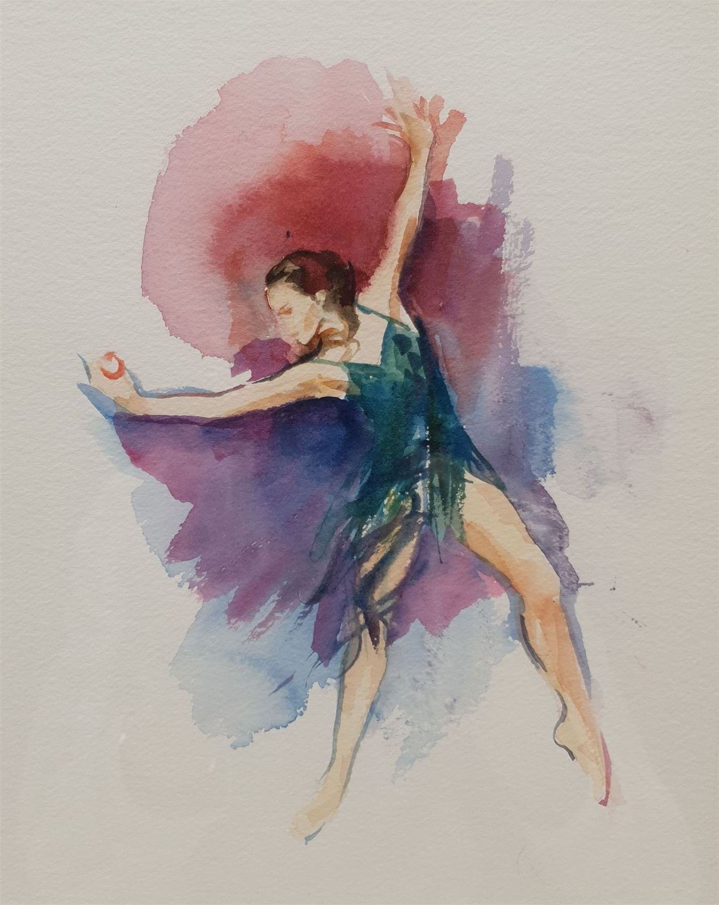 Lesley Fotherby (British 1946-): 'Morgan - Study I', watercolour titled on gallery label verso 25cm x 20cm 
Provenance: exh. 'Lesley Fotherby: Sunlight and Spotlight' April 2014, No.116; then with Chris Beetles where purchased by the vendor in 2019