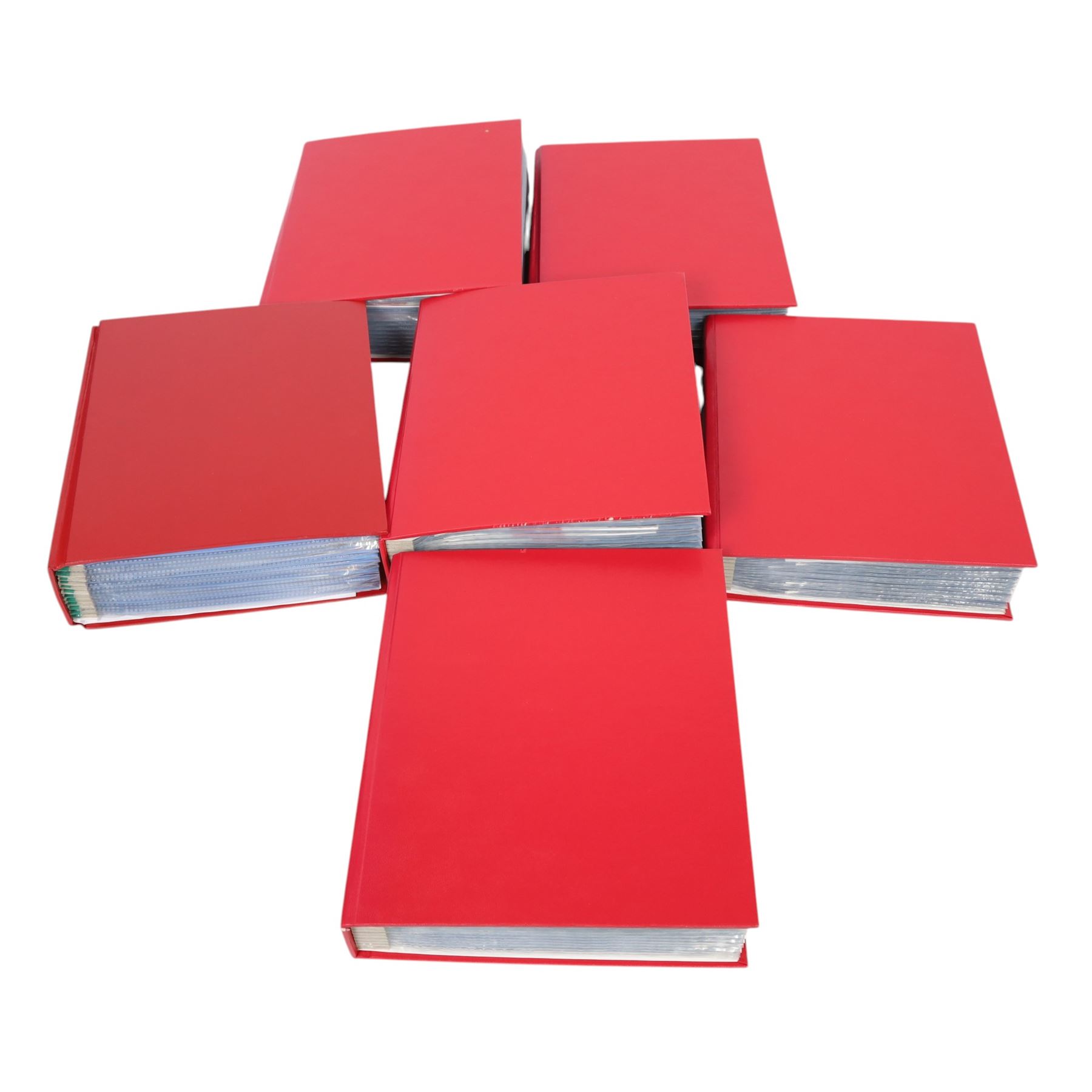 Comprehensive collection of approximately one-hundred and seventy Scarborough FC football programmes for the 1993/94, 1994/95 and 1995/96 seasons, all filed within six dedicated Scarborough FC red Home and Away binders