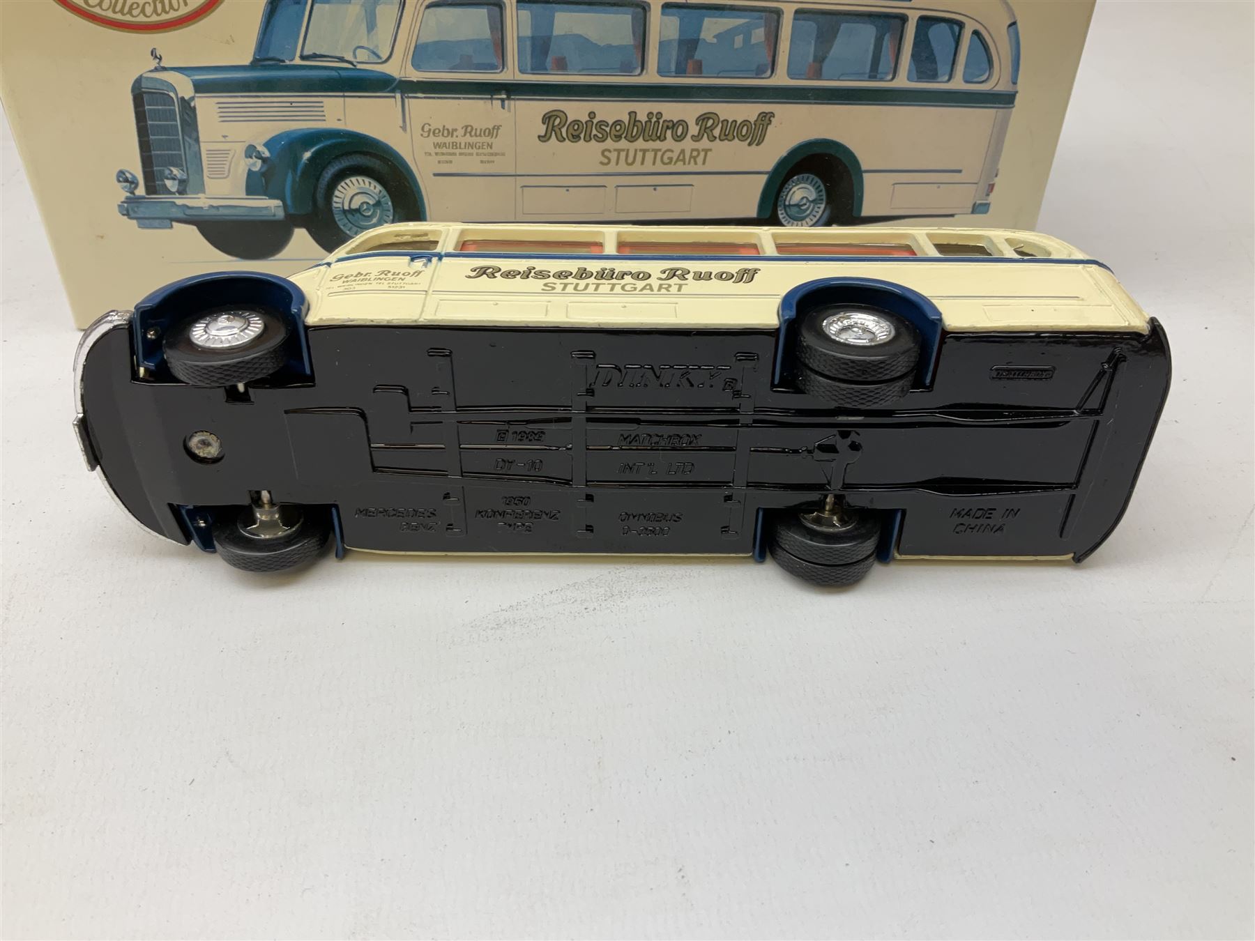 Dinky - Road Grader No.963; with blister box; Majorette Fire Engine No.3096; in window box; seven Matchbox 'Dinky Collection' die-cast models; all boxed; and American Popular Imports Inc. moulded resin fire engine; boxed (10)