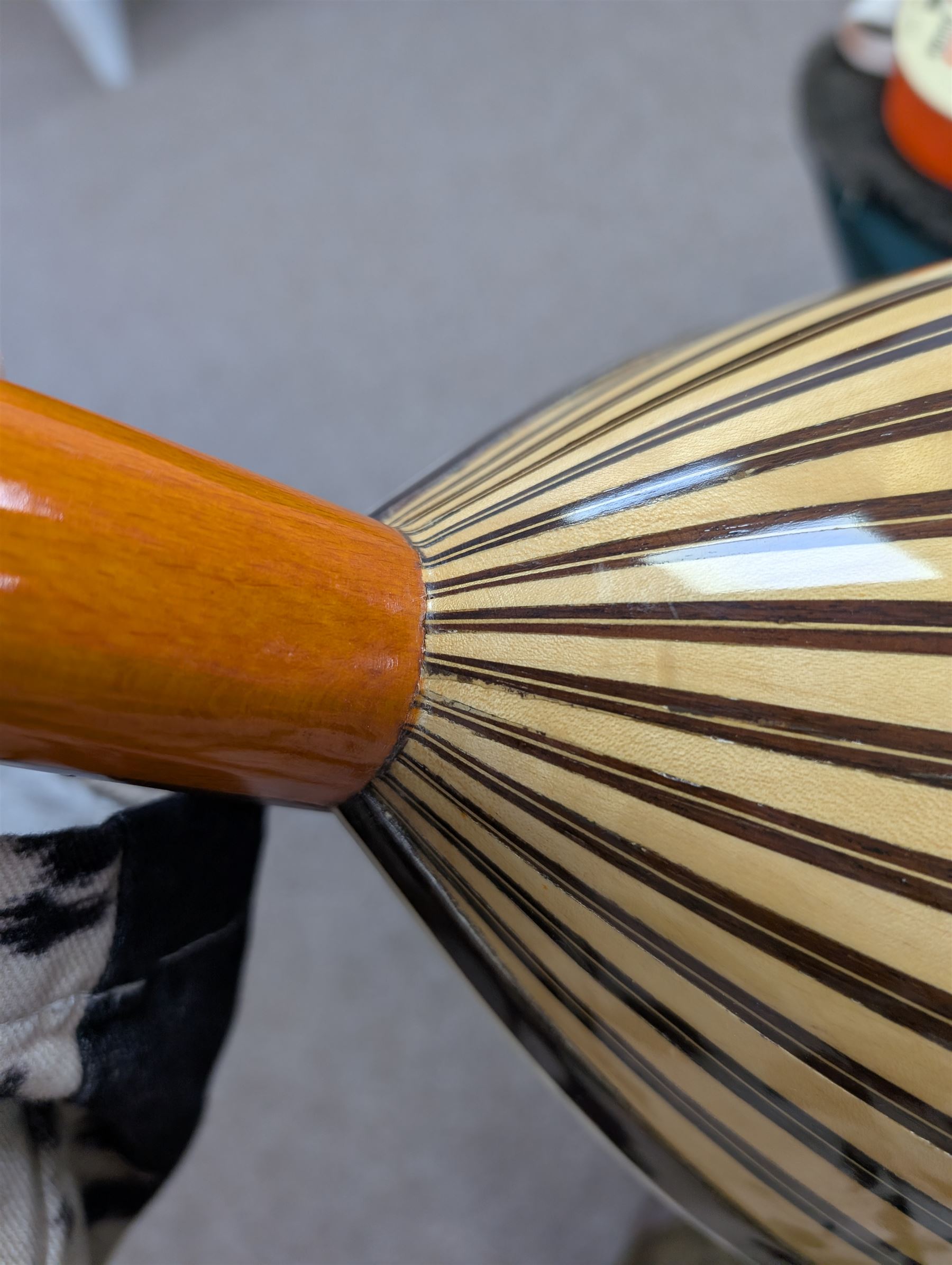 Modern bowl-back eight string bouzouki, L98cm