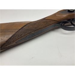 SHOTGUN CERTIFICATE REQUIRED: Fabbrica Armi F.lli Pietta Gussago BS Italy 12-bore side-by-side muzzle loading black powder double barrel percussion hammer gun, retailed by Navy Arms Co. Ridgefield N.J., the 71cm (28