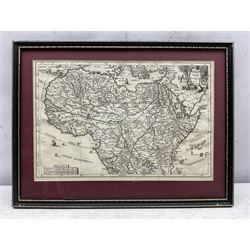 Heinrich Scherer (1628-1704): 'Africae Pars Borealis', engraved map pub. 1699, 24cm x 36cm