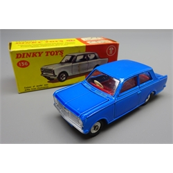  Dinky Vauxhall Viva No.136, metallic blue, boxed  