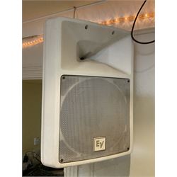 Disco Equipment - Denon DN-1800F, CDM8.4 mixing decks, Adastra power amplifier USA370, Crown LPS 800 amplifier, two EV 300 watt SX200 speakers, four Lanta disco lights, two Polaris lights, Skytec laser light, two APart 6W speakers- LOT SUBJECT TO VAT ON THE HAMMER PRICE - To be collected by appointment from The Ambassador Hotel, 36-38 Esplanade, Scarborough YO11 2AY. ALL GOODS MUST BE REMOVED BY WEDNESDAY 15TH JUNE.