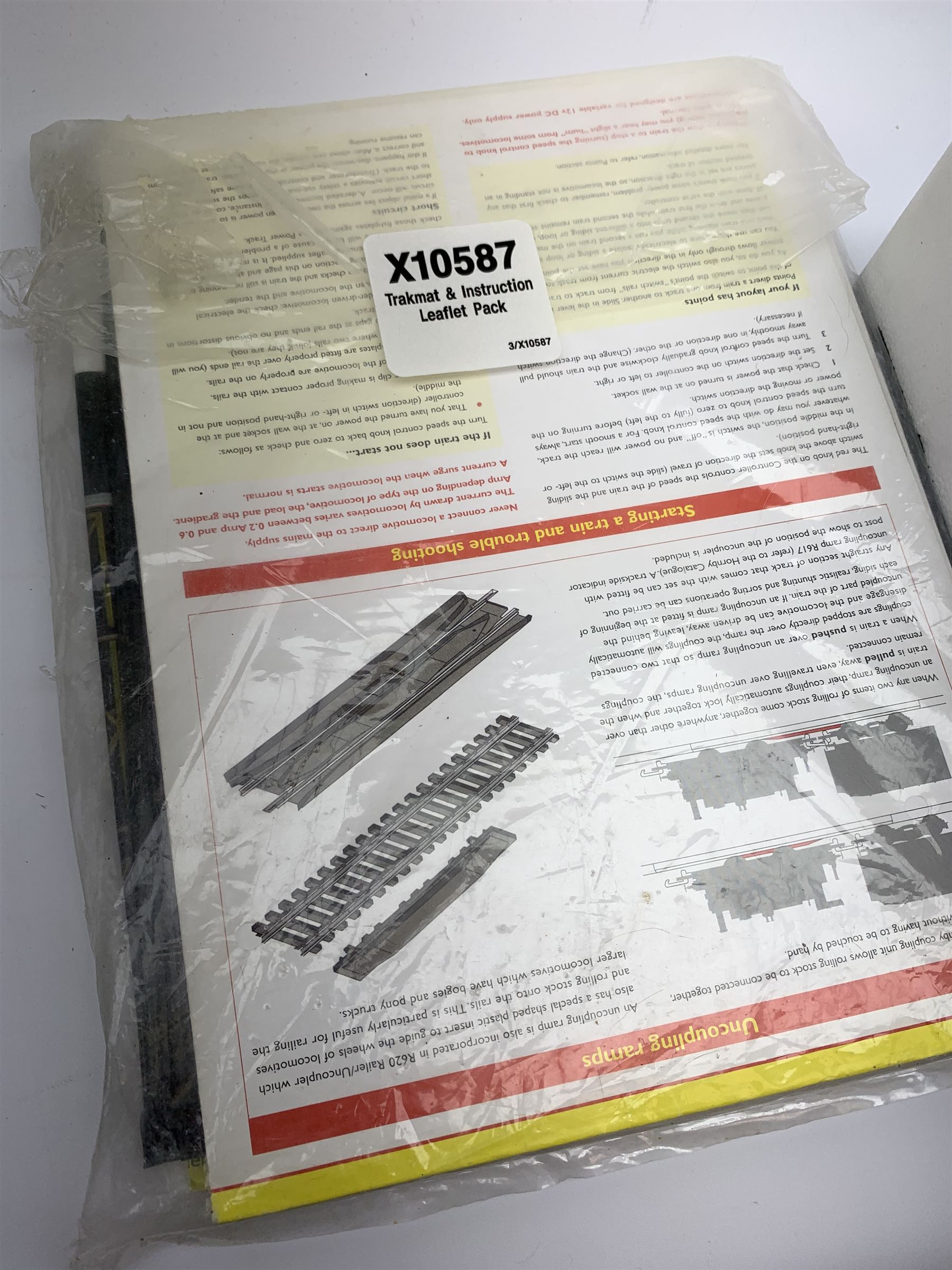 Hornby '00' gauge - electric Mail Train set with 0-6-0 tank locomotive No.7414, travelling post office and brake coach; boxed with Trakmat and paperwork