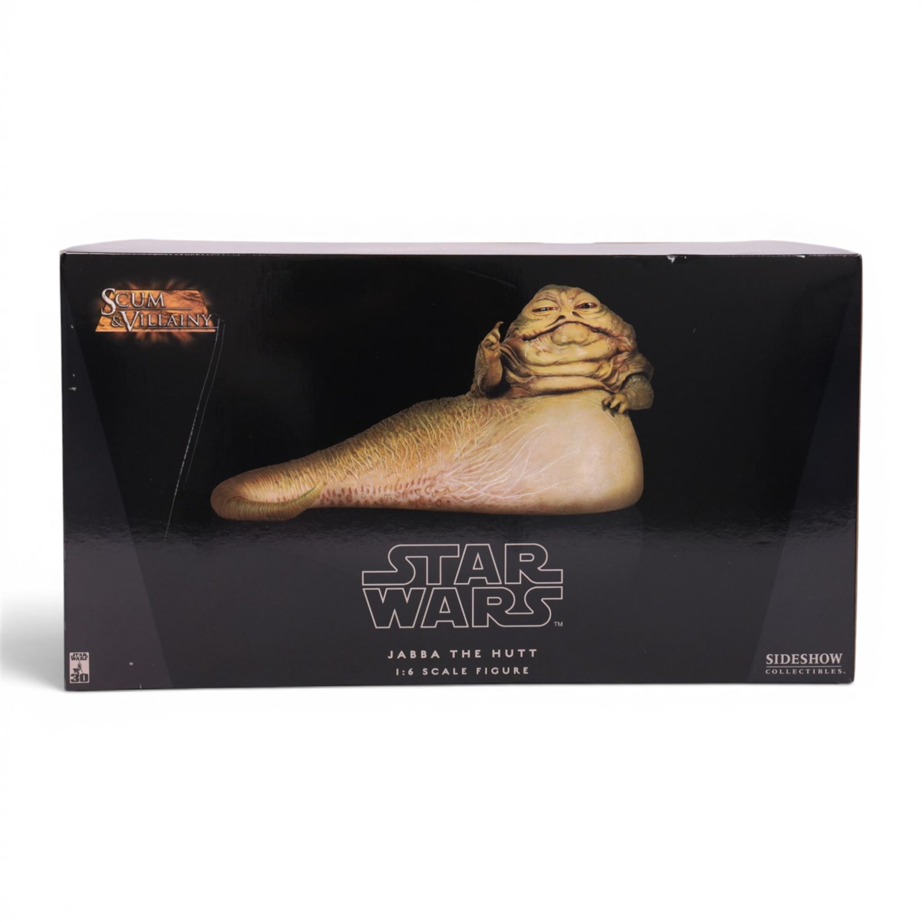 Sideshow Collectibles Star Wars Scum & Villainy Jabba the Hutt 1:6 scale figure, no. 2146, boxed