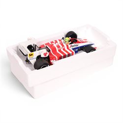 Minichamps 1:18 Ayrton Senna Racing Car Collection Toleman Hart TG184 1984 #19 car with Se...
