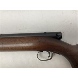 Winchester Model 74 .22 Short semi-automatic single shot rifle, the 61cm(24
