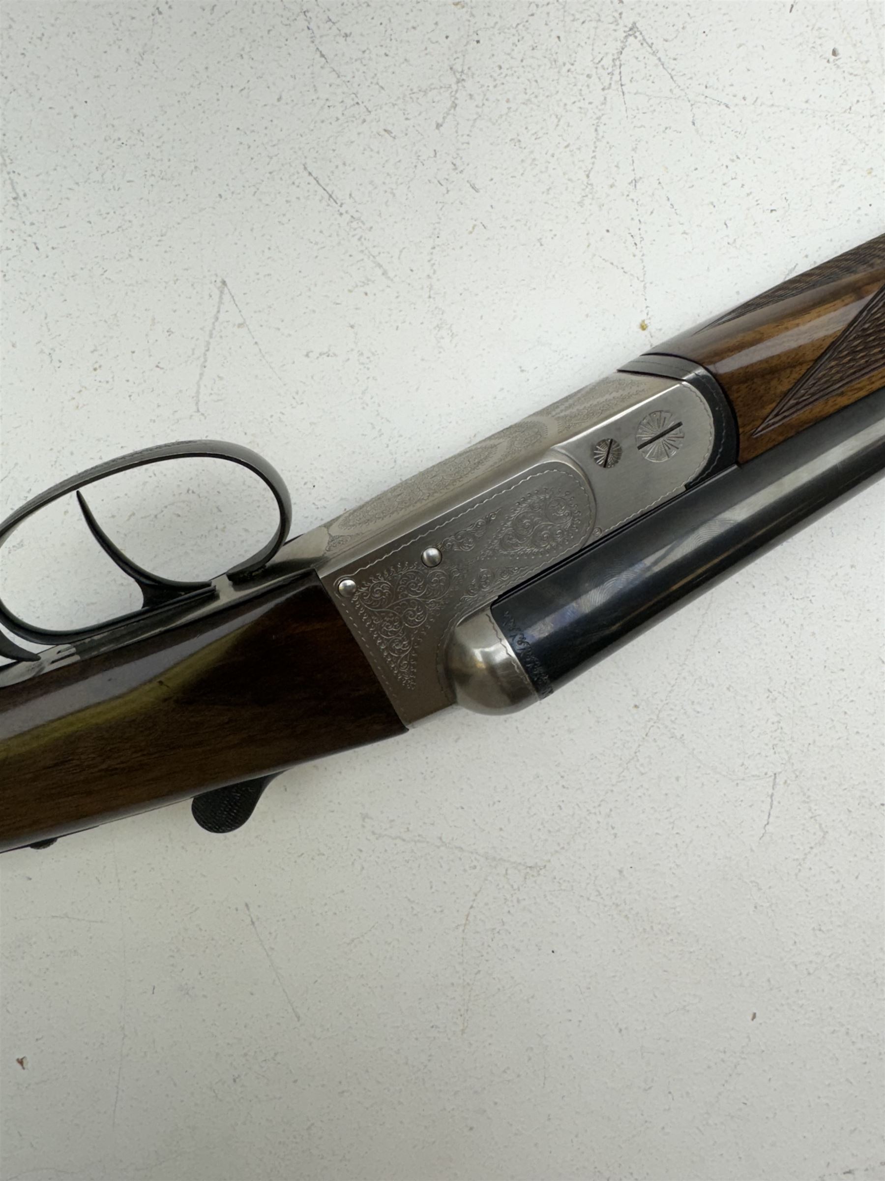 SHOTGUN CERTIFICATE REQUIRED - Ugartechea retailed by Parker-Hale Spanish 12-bore double boxlock ejector side-by-side double barrel shotgun with 71cm(28