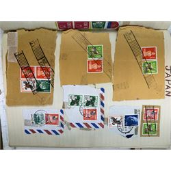 Great British and World stamps, including Queen Victoria penny reds, Gibraltar, Ireland, Malta, Austria, Belgium, Denmark, France, Germany etc, housed in various albums, folders and loose, in one box