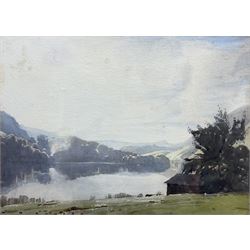 William Heaton Cooper RI (British 1903-1995): 'Grasmere - Early Morning', watercolour signed, titled and dated 'Summer 1949' verso 28cm x 39cm 
Provenance: purchased by the vendor's family in August 1949, in the same family ownership since.
