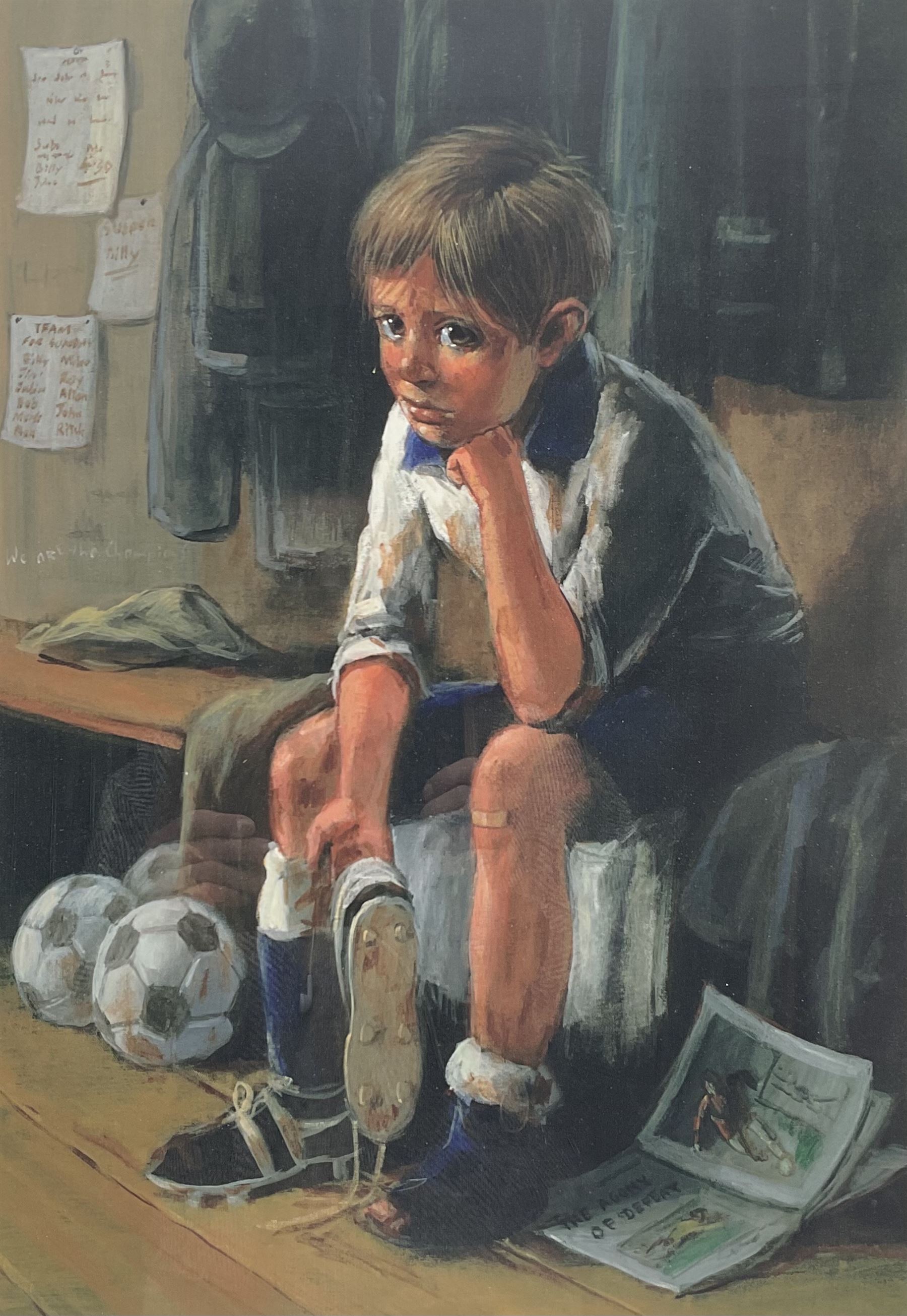 Barry Leighton-Jones (British 1932-2011): 'Agony of Defeat' and 'The Winner', two giclee prints signed and numbered 261/375 and 287/375, respectively, pub. Cunard Fine Arts 2003 with COAs verso, 55cm x 40cm and 54cm x 38cm (2)