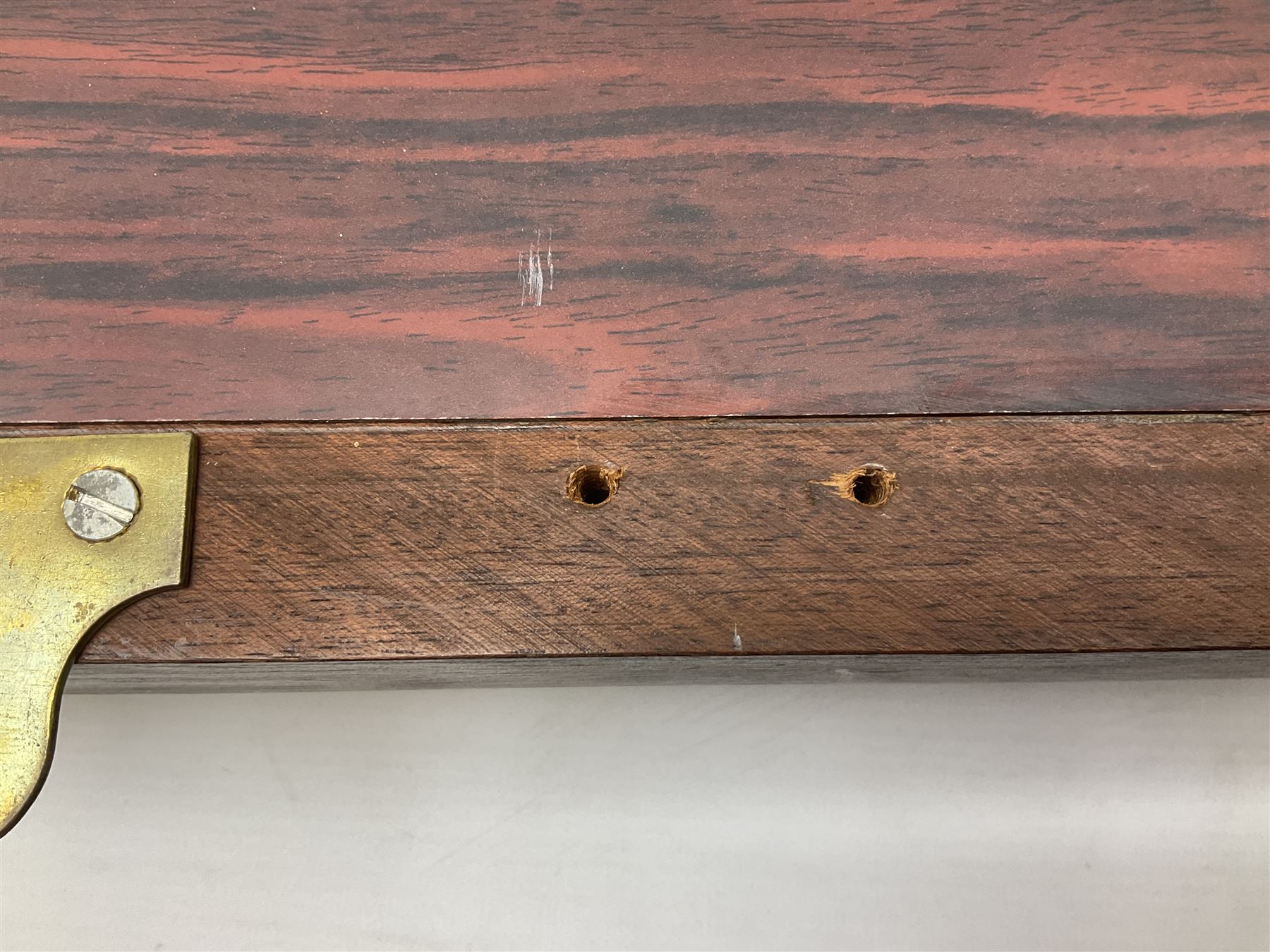 WW2 Lee Enfield No.4 Mk.1 .303 bolt-action rifle with hinged butt compartment, made by SA Ltd., Long Branch, Canada 1942, serial no.5L0646 L113cm; mounted on a framed display board with No.4 Mk.II spike bayonet, No.9 Mk.1 blade bayonet, two inert 5-round clips and brass biographical plaque by Antler Military Originals detailing DA Cert No.C3444 OLD STYLE DEACTIVATION SO FIREARMS CERTIFICATE REQUIRED OR RFD