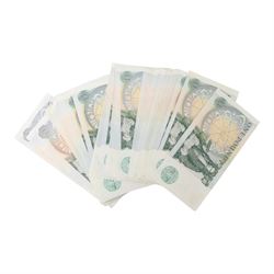 Approximately 105 Queen Elizabeth II one pound notes