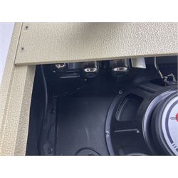 Headstrong Lil'King-S valve amplifier with Legend speaker, being a Boutique guitar amp made in the USA as a fender Princeton Reverb Clone in a cream colour; NVN; L51cm