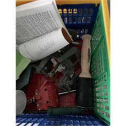 Ryobi router table with router, dewalt biscuit joiner with biscuits, joiners books, clamps etc  - THIS LOT IS TO BE COLLECTED BY APPOINTMENT FROM DUGGLEBY STORAGE, GREAT HILL, EASTFIELD, SCARBOROUGH, YO11 3TX