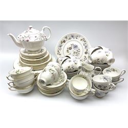 Teawares, comprising Ridgway Melisande pattern part service, Paragon par service, and Paragon teapot. 