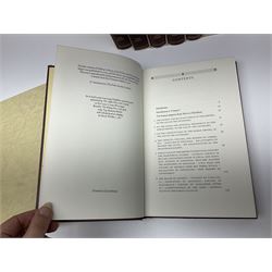 Folio Society - eighteen volumes including The History of the Decline and Fall of the Roman Empire, eight volumes, The History of England, five volumes etc, all with slip covers 